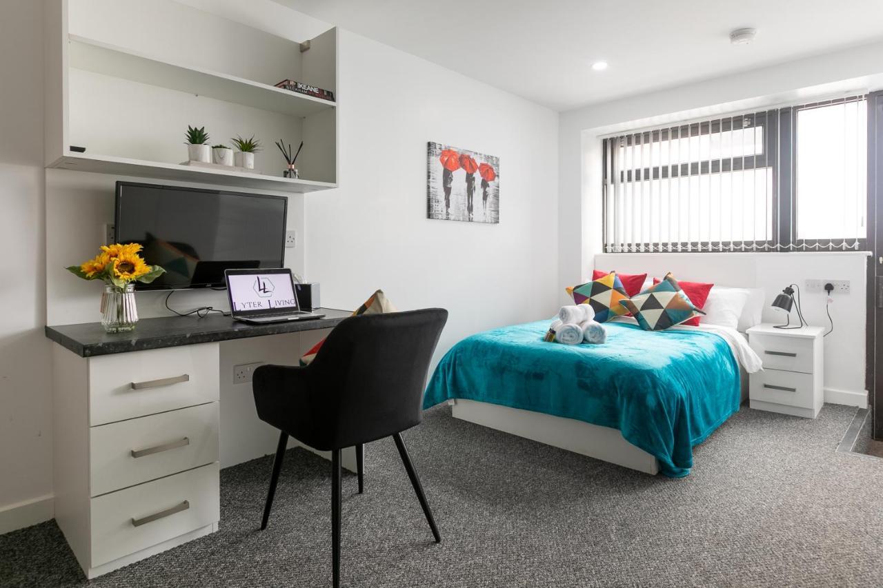 Studio Apartments By Lyter Living Desks & Wifi - Monthly Stays Available 莱切斯特 外观 照片